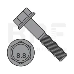 DIN 6921 Class 8.8 Plain