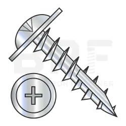 Phillips, Steel Zinc, Full Thread