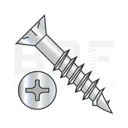 Phillips w/Nibs, Steel Zinc, Partial Thread