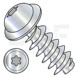 Round Washer Six-Lobe, Steel Zinc