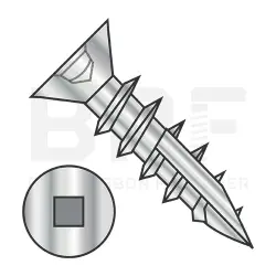 Square Recess (No Nibs), Stl Nickel, Full Thread