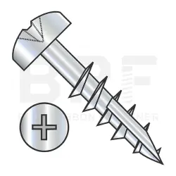 Phillips, Steel Zinc, Partial Thread