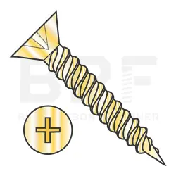 Twinfast Fine Thread, Steel Bright Brass