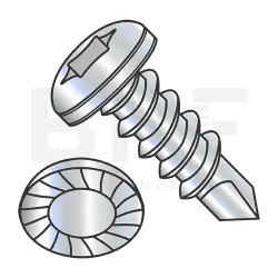 Steel Zinc, Serrated, Standard Pt