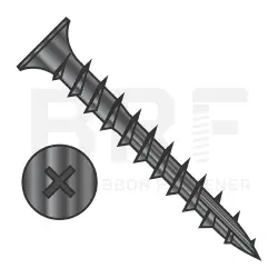 Phillips w/No Nibs, Steel Black Oxide, Full Thread