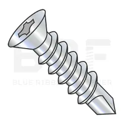 Steel Zinc, #8 with #6 Head, Standard Pt