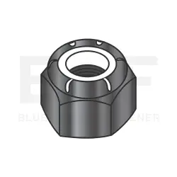 Nylon Insert DIN 985, Steel Black Ox