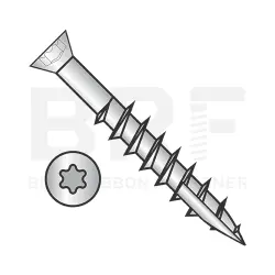 Six-Lobe Fine w/Sharp Point, 18-8