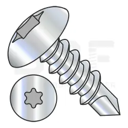 Six-Lobe, Steel Zinc, Standard Pt