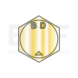 ASME B18.2.1 GrBD, Fine, Yellow Zinc