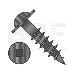 Square Recess, Stl Black Ox, Partial Thread