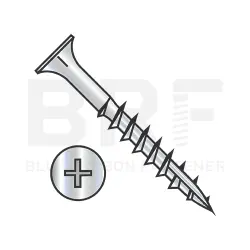 Phillips, Steel Zinc, Full Thread