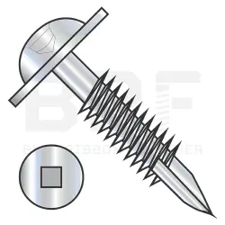 Square Recess, Fine, Stl Zinc