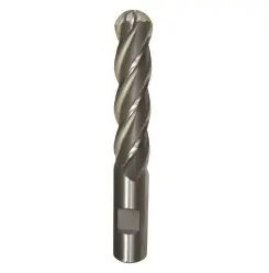 HSS, 4 Flute, Ball Single End End Mills