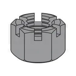 Heavy Hex, Steel Plain Finish