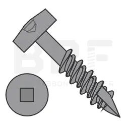 Square Recess, High-Low, Stl Plain