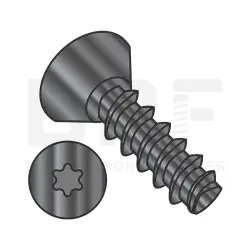 Six-Lobe, Steel Black Oxide