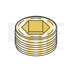 Pipe Plugs, Flush Seating