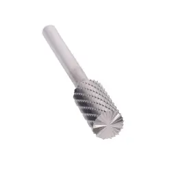 Cylindrical, End-Cut Double Cut Carbide Burs