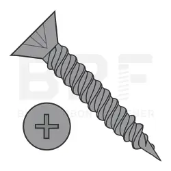 Twinfast Fine Thread, Steel Plain Finish